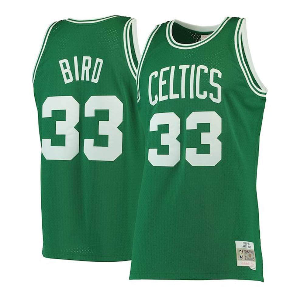 Larry Bird Boston Celtics Hardwood Classics Throwback NBA Swingman
