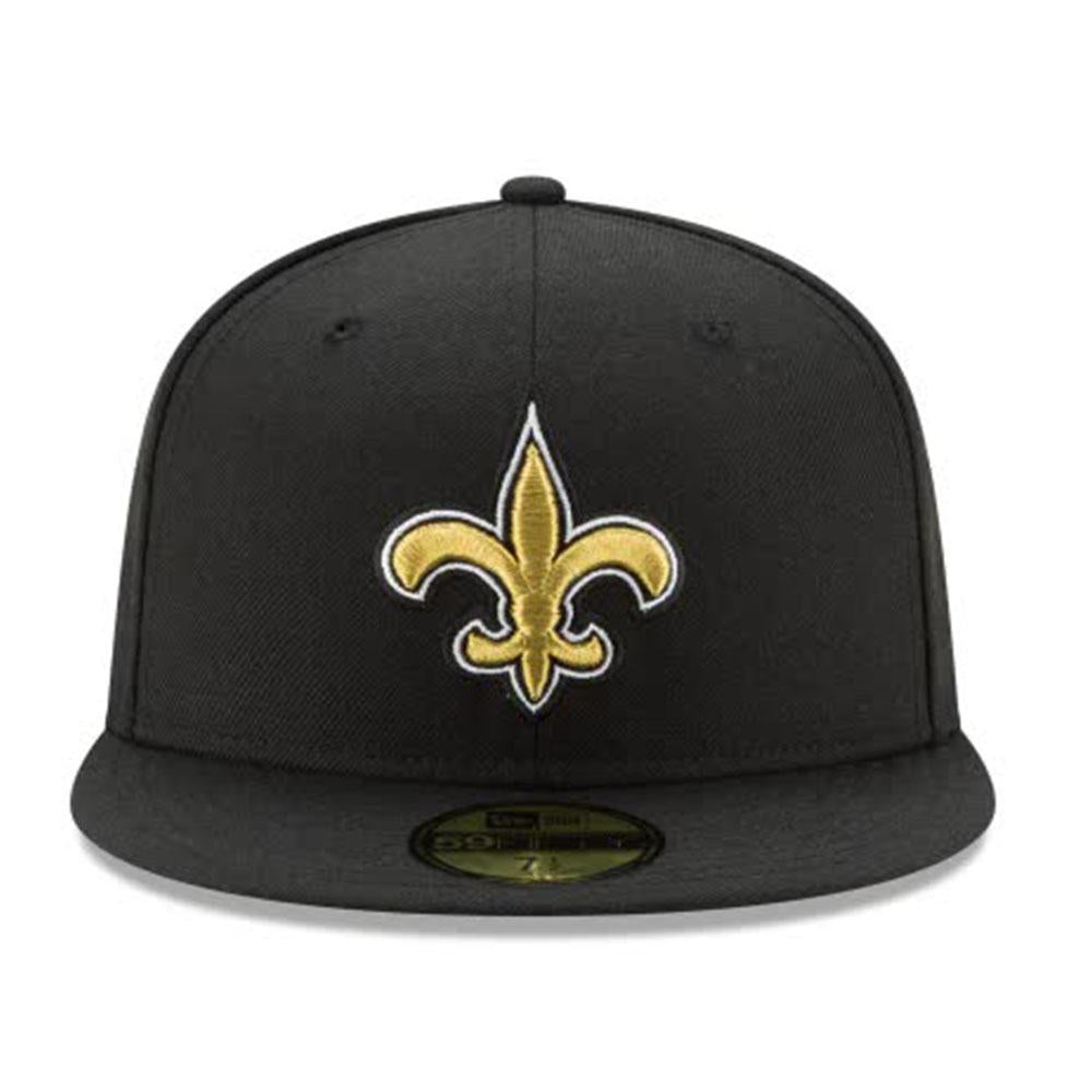 NEW ERA NEW ORLEANS SAINTS BLACK 59FIFTY FITTED