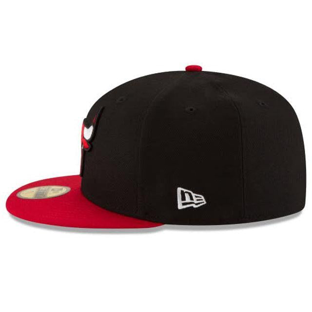 New Era 59FIFTY Chicago Bulls Alternate Black 2TONE Fitted Hat-Nexus Clothing
