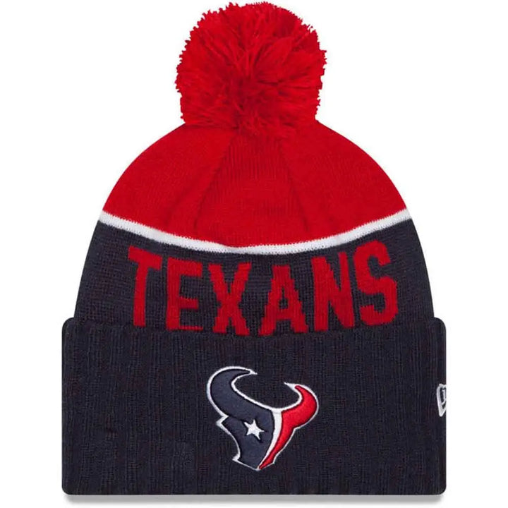 New Era Houston Texans On Field Knit 2015-Navy-One Size-Nexus Clothing