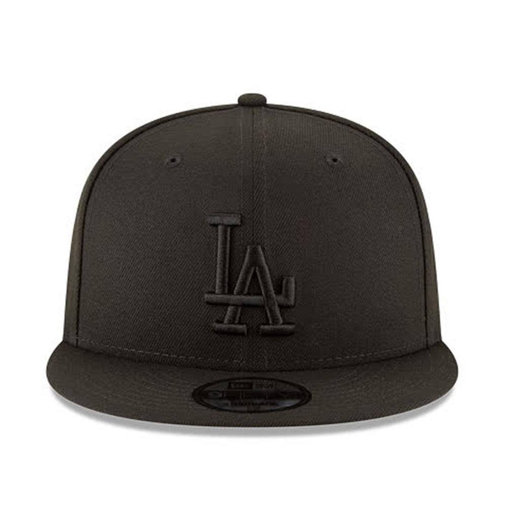 New Era LOS ANGELES DODGERS BLACKOUT 9FIFTY SNAPBACK-BLACK-OneSize-Nexus Clothing