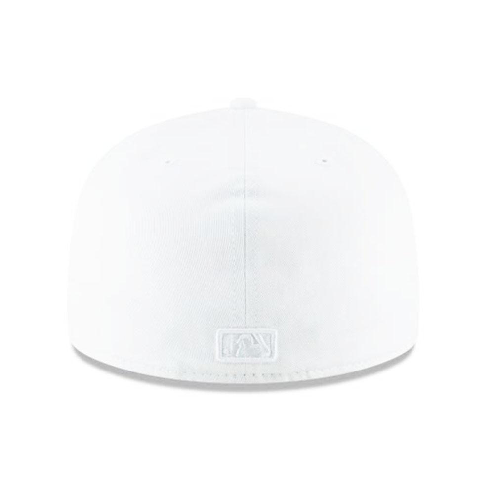 New Era LOS ANGELES DODGERS WHITEOUT BASIC 59FIFTY FITTED