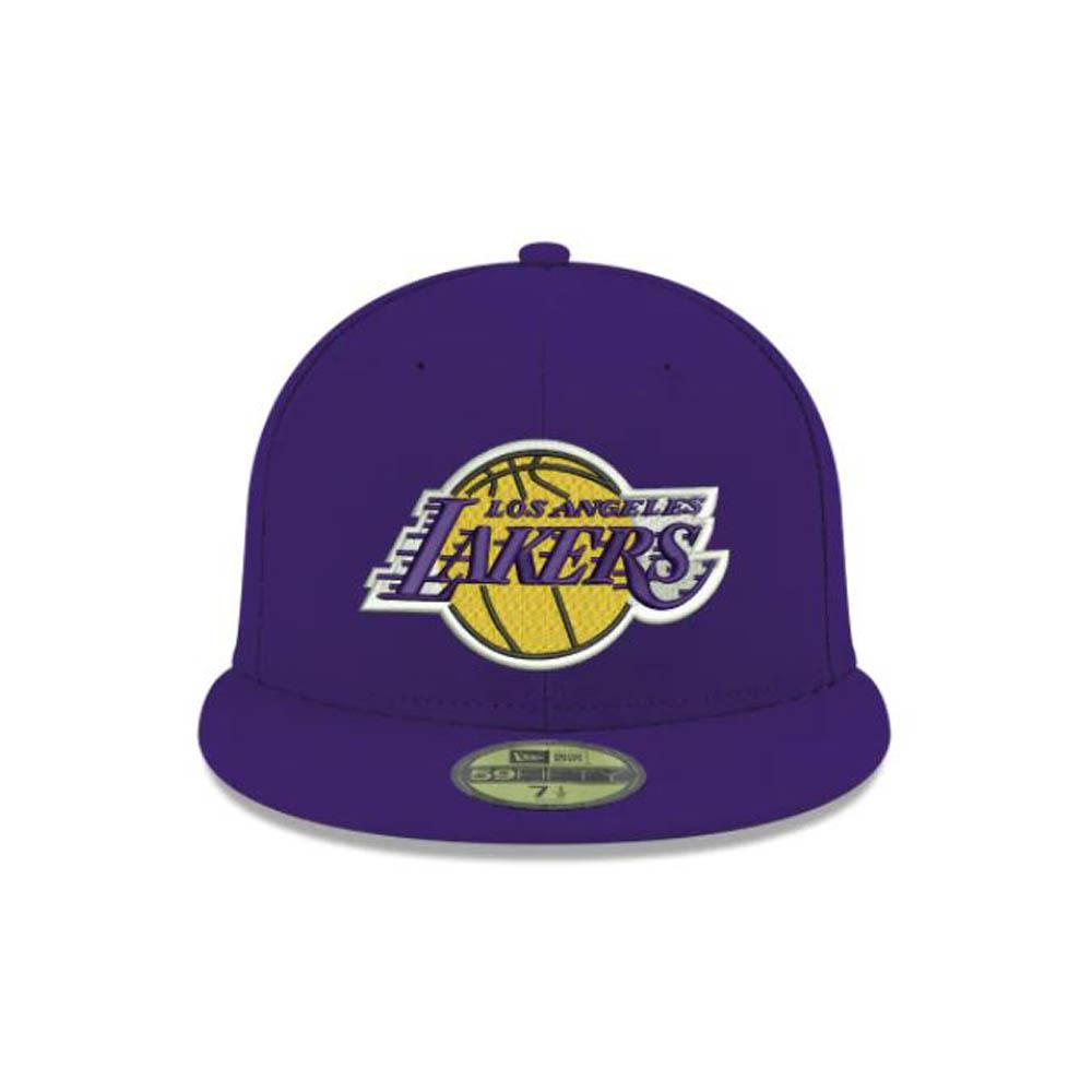 New Era Los Angeles Lakers  Purple Team Color 59Fifty Fitted