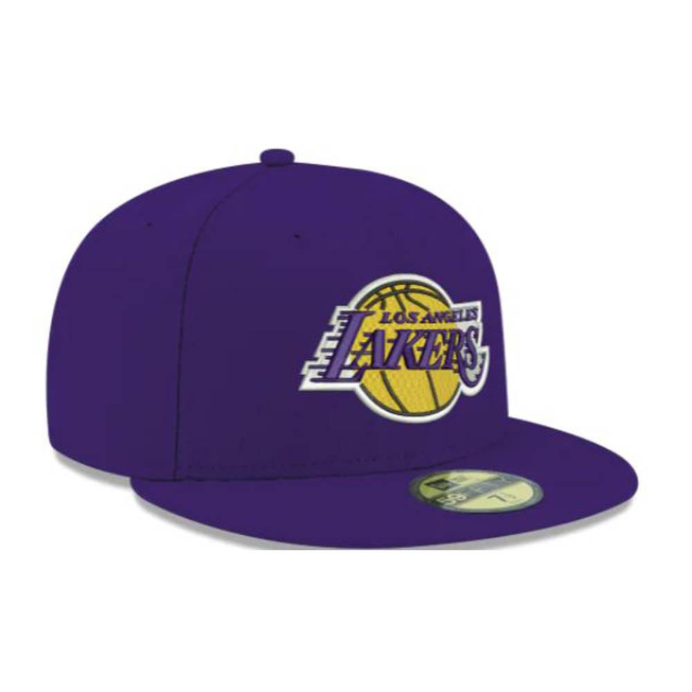New Era Los Angeles Lakers Purple Team Color 59Fifty Fitted-Nexus Clothing
