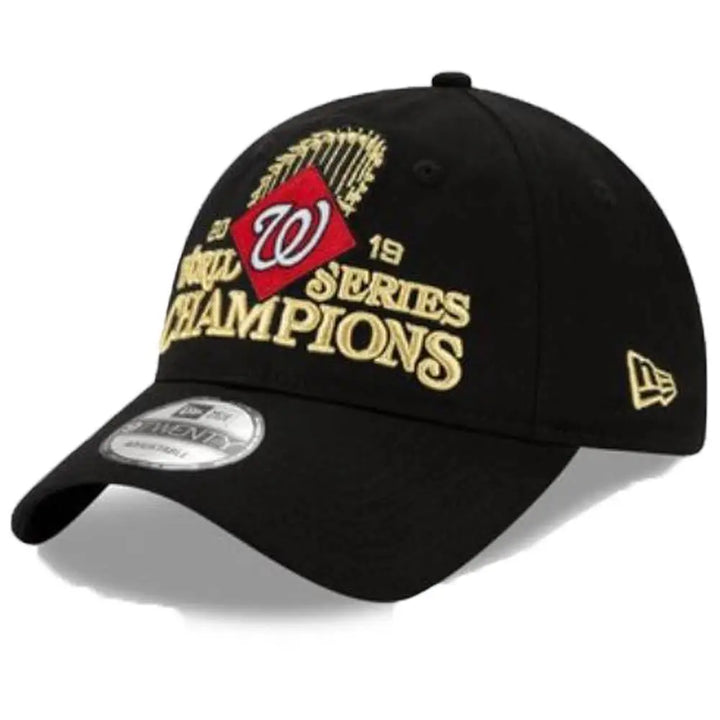 New Era MLB WASHINGTON NATIONALS 2019 Champions 920 Adjustable Dad Hat-Black-OneSize-Nexus Clothing