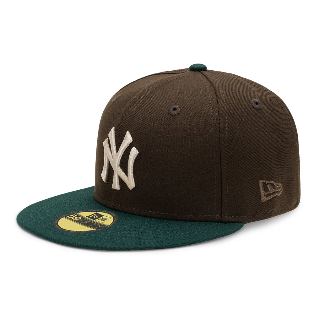 New Era Men 5950 New York Yankees Hat (Dark Green)