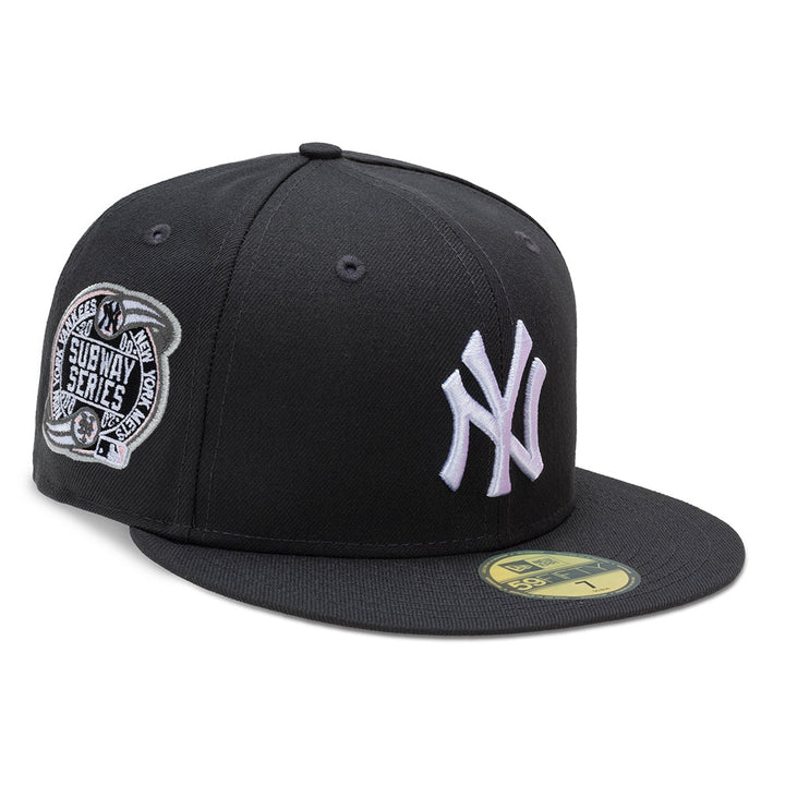 New Era Men 5950 New York Yankees Hat (Graphite Pink)-Nexus Clothing