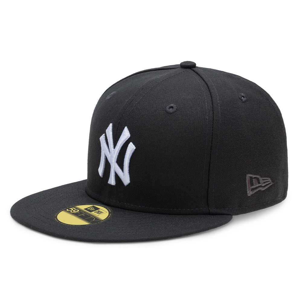 New Era Men 5950 New York Yankees Hat (Graphite Pink)1