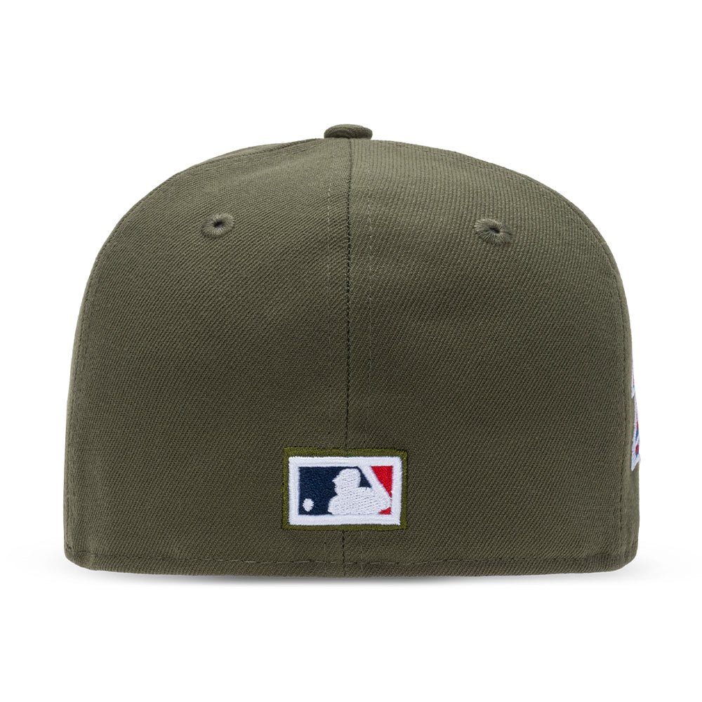 New Era Men 5950 New York Yankees Hat (Olive)2