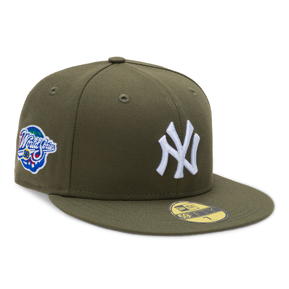 New Era Men 5950 New York Yankees Hat (Olive)3