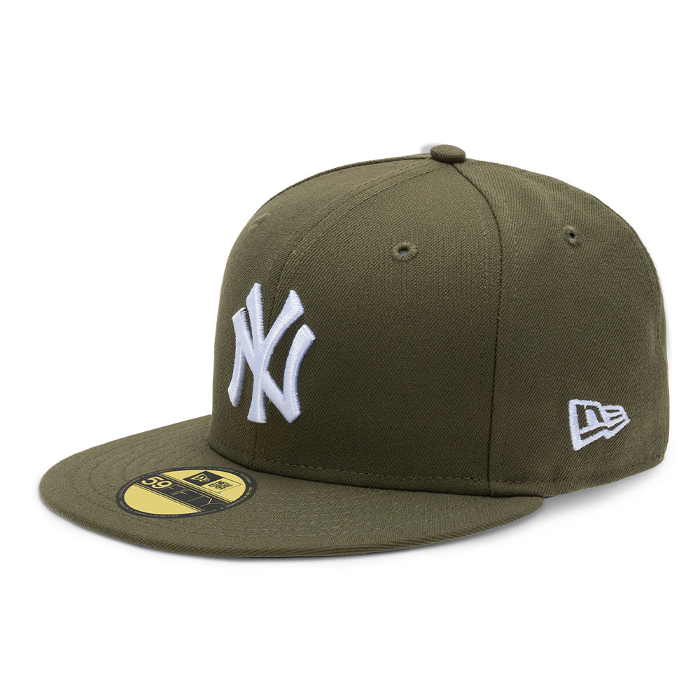 New Era Men 5950 New York Yankees Hat (Olive)1