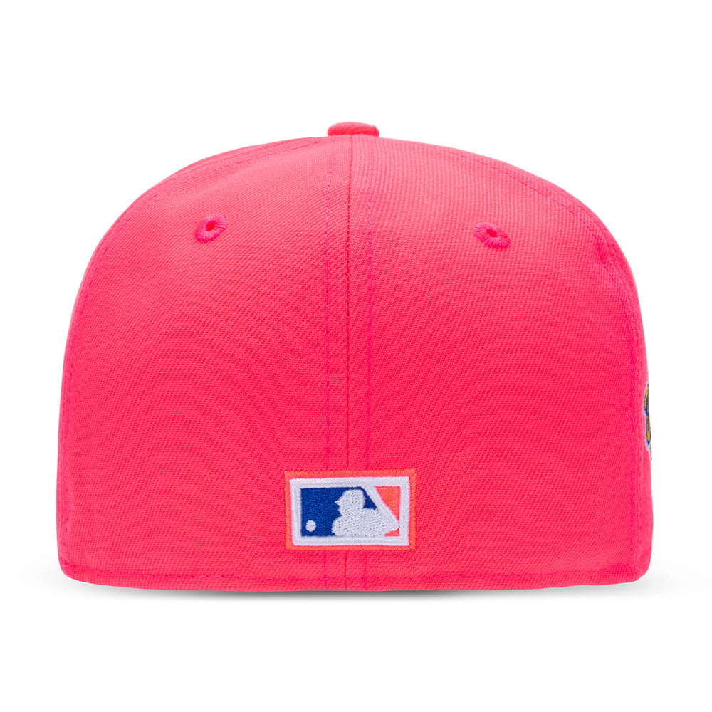 New Era Men 5950 New York Yankees Hat (Pink Glow)2