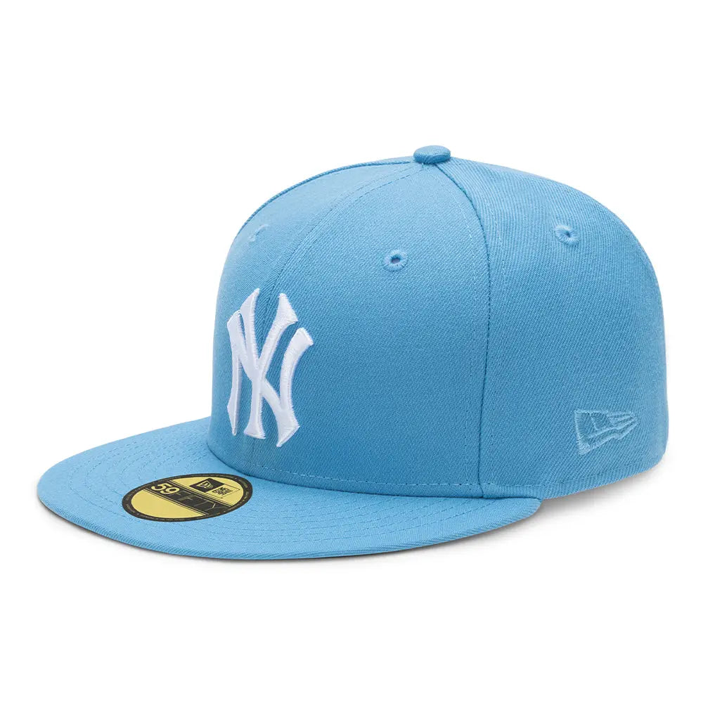 New york yankees blue fitted hat Clearance