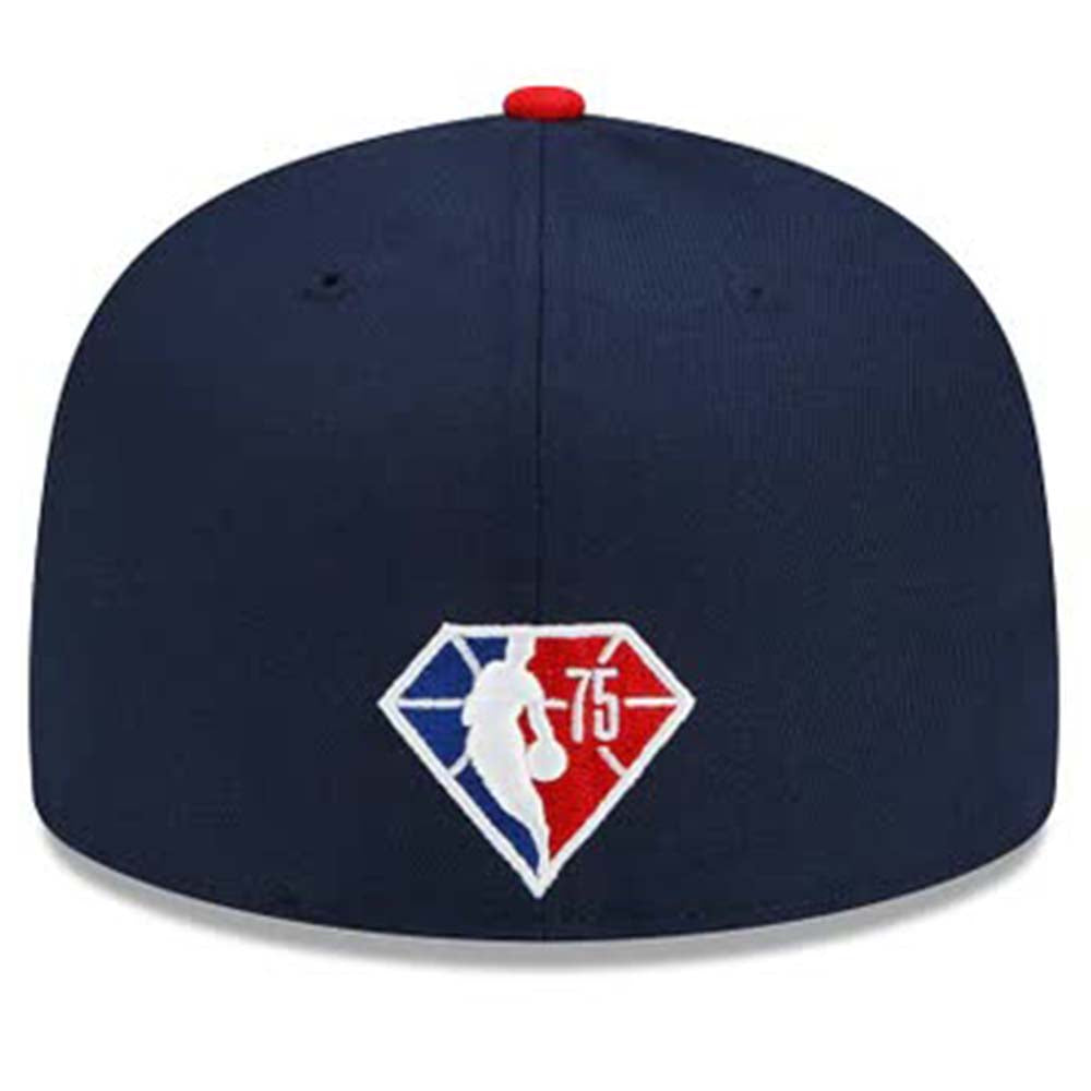 New Era Men Brooklyn Nets Fitted (Navy Red)