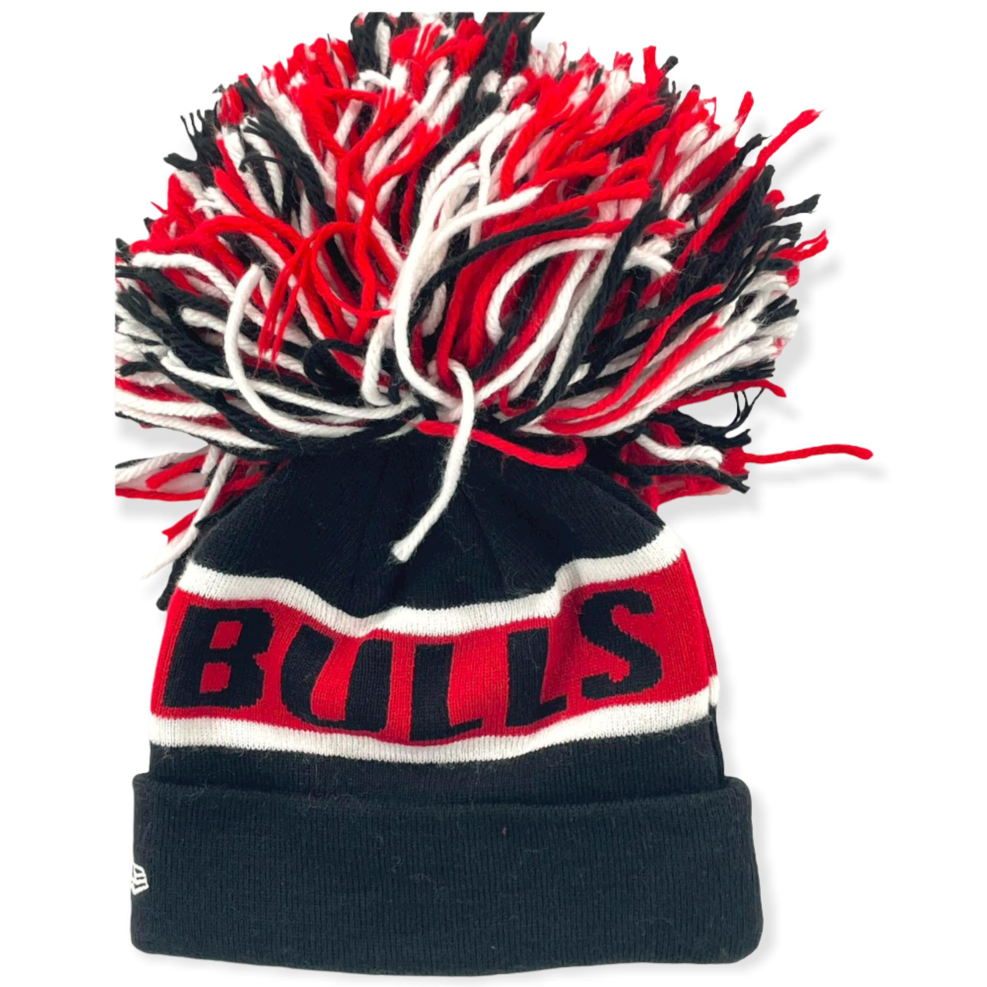 New Era Men Bulls enthusiast Beanie (Black Red)-Black Red-One Size-Nexus Clothing
