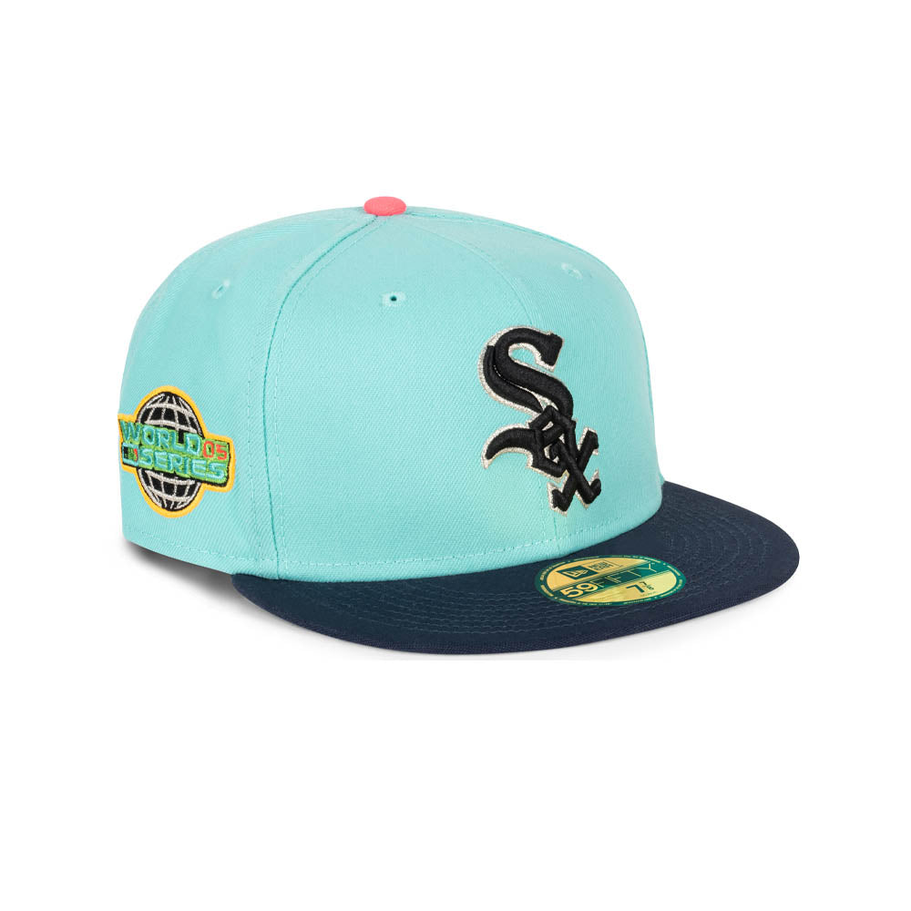 New Era Men Chicago White Sox Fitted (Blue Silver Navy)