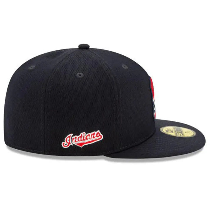 New Era Men Cleveland Indians Fitted NAVY-Nexus Clothing