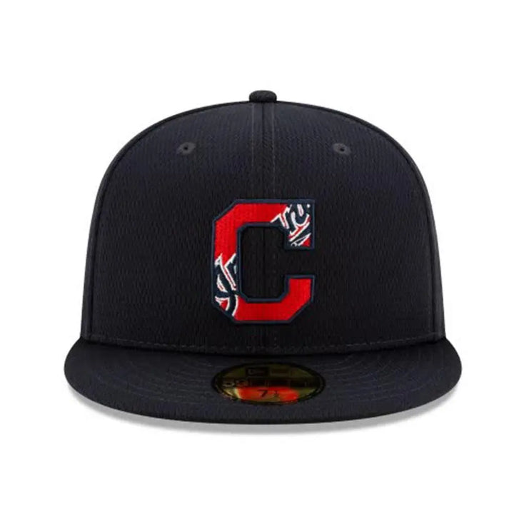 New Era Men Cleveland Indians Fitted NAVY-Nexus Clothing