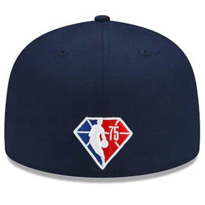 New Era Men Denver Nuggets Fitted (Navy)-Nexus Clothing