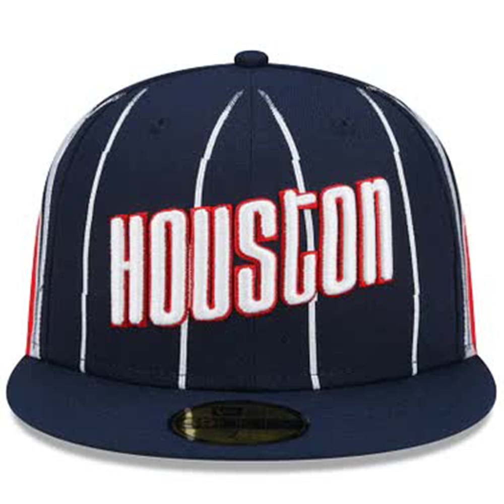 New Era Men Houston Rockets Fitted (Navy Red White)-Nexus Clothing