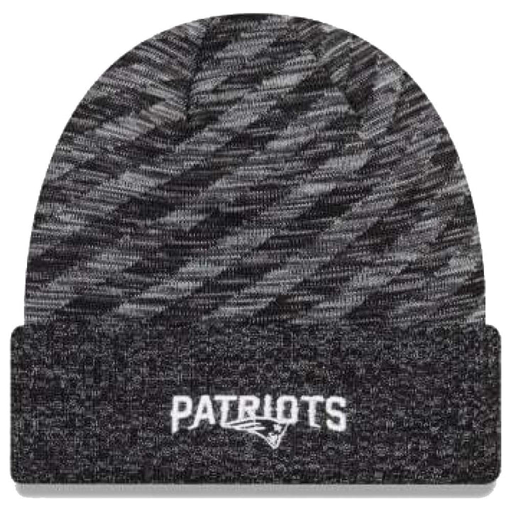 New Era Men Knit NFL 18 Patriots (Black)-Nexus Clothing