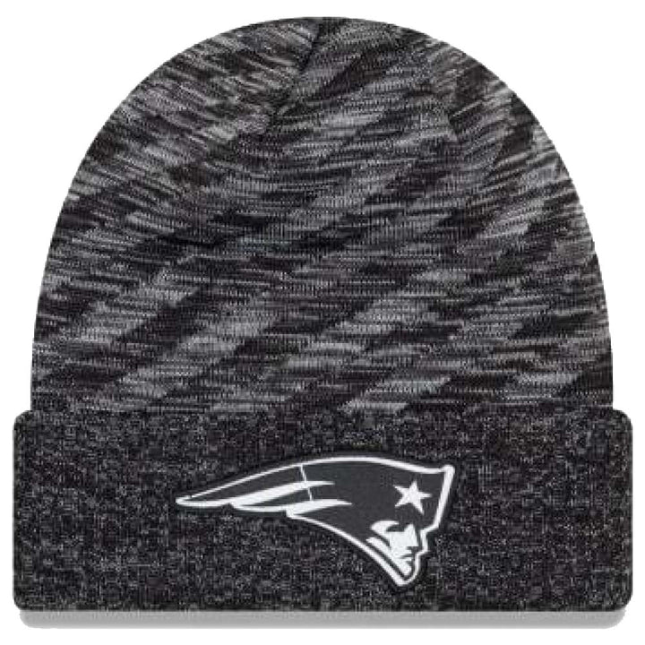 New Era Men Knit NFL 18 Patriots (Black)-Black-One Size-Nexus Clothing