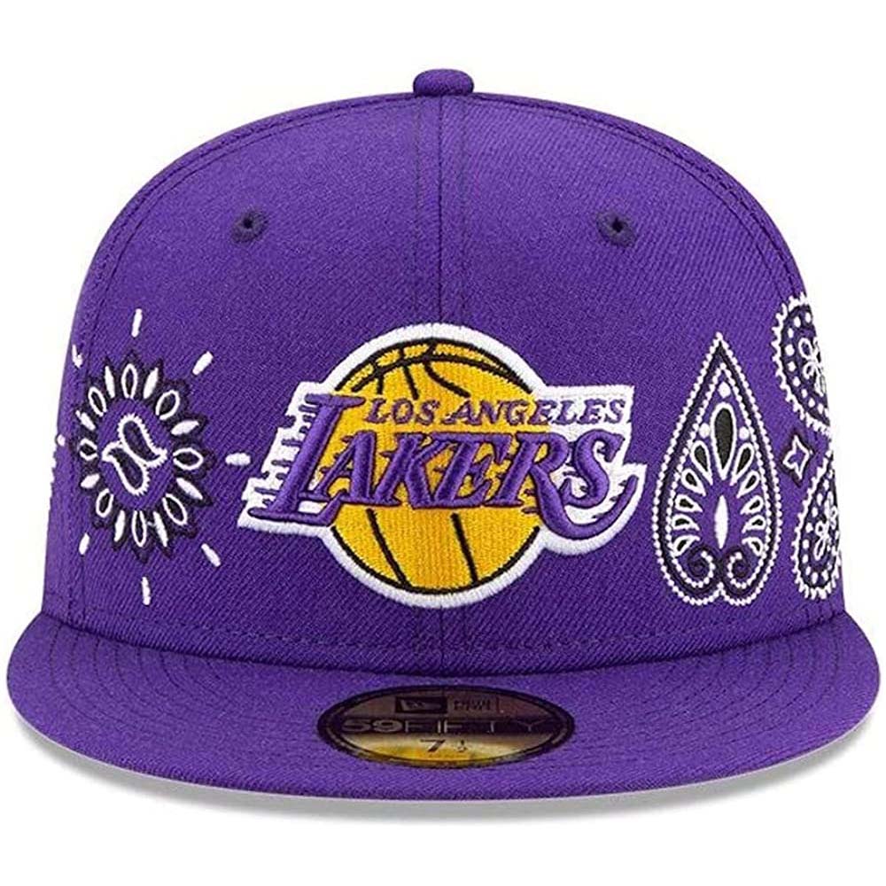 New Era Men Los Angeles Lakers Fitted (Purple)-Nexus Clothing