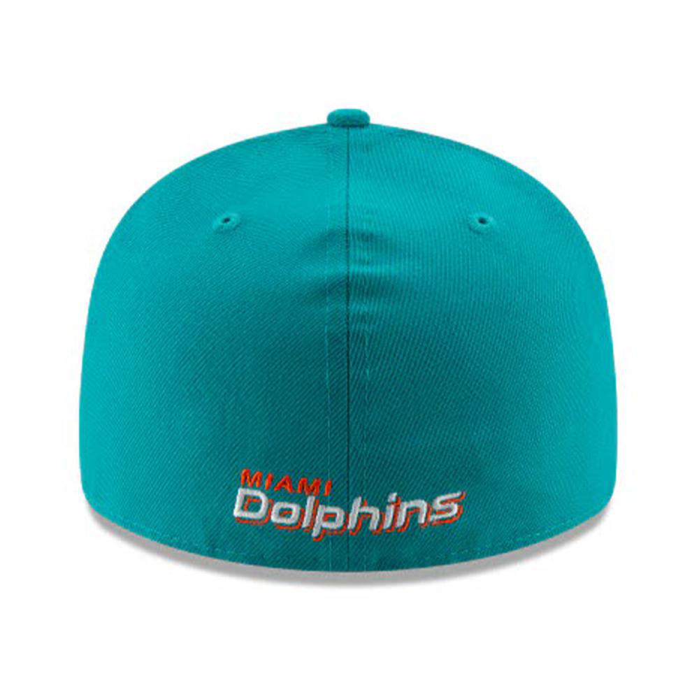 New Era Men Miami Dolphins Official NFL Sideline Home Low Profile 59FIFTY Fitted Cap-Nexus Clothing