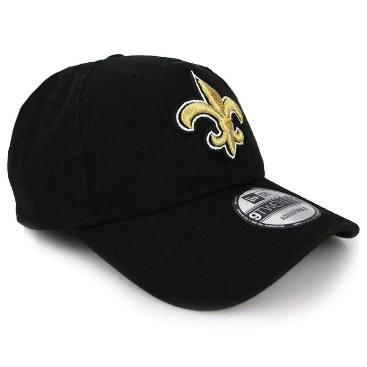 New Era Men NEW ORLEANS SAINTS CORE CLASSIC BLACK 9TWENTY ADJUSTABLE-Nexus Clothing