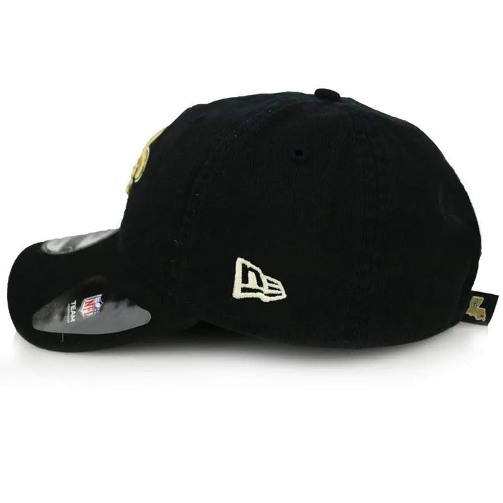 New Era Men NEW ORLEANS SAINTS CORE CLASSIC BLACK 9TWENTY ADJUSTABLE-Nexus Clothing