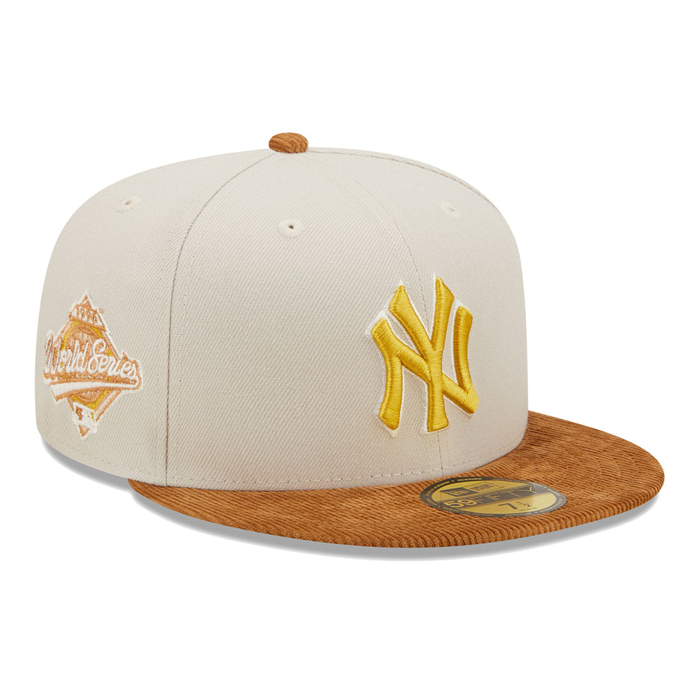 New Era Men New York Yankees Fitted (Khaki Brown)-Nexus Clothing