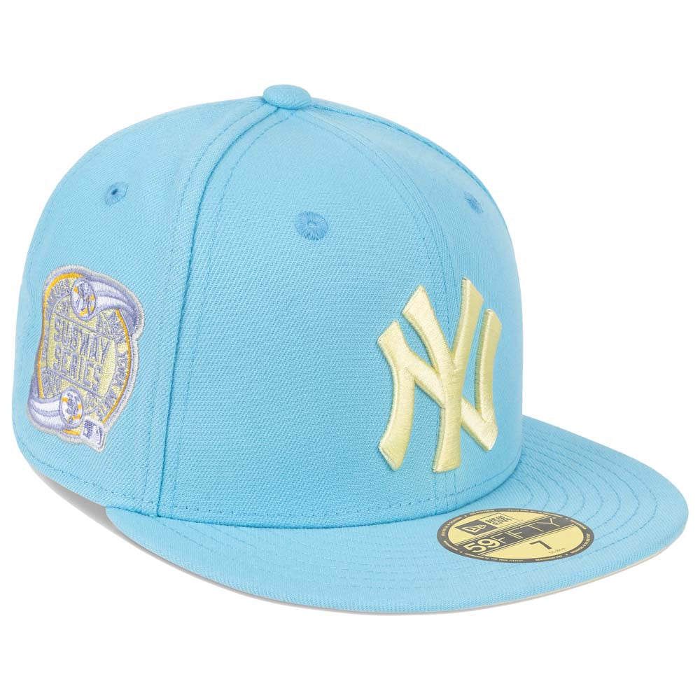 New Era Men New York Yankees Fitted Subway WS (Blue Cream)-Nexus Clothing