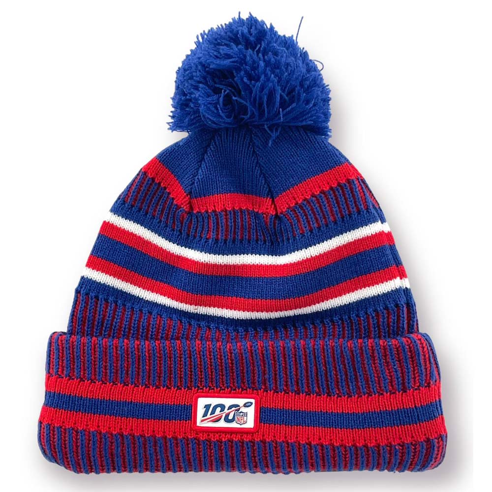 New Era Men ONF19 Patriots Knit HM Beanie (Blue Red)-Blue Red-OneSize-Nexus Clothing