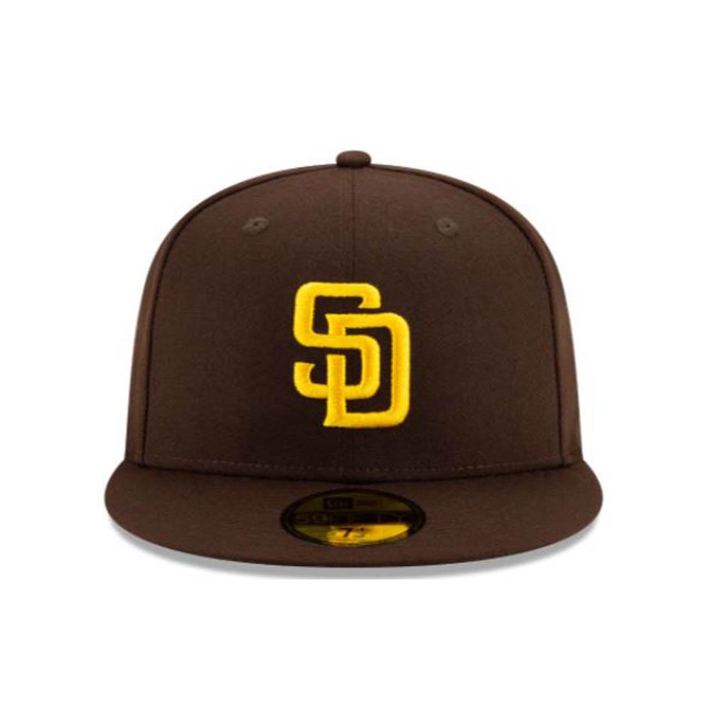 New Era Men San Diego Padres Fitted (Brown)-Nexus Clothing