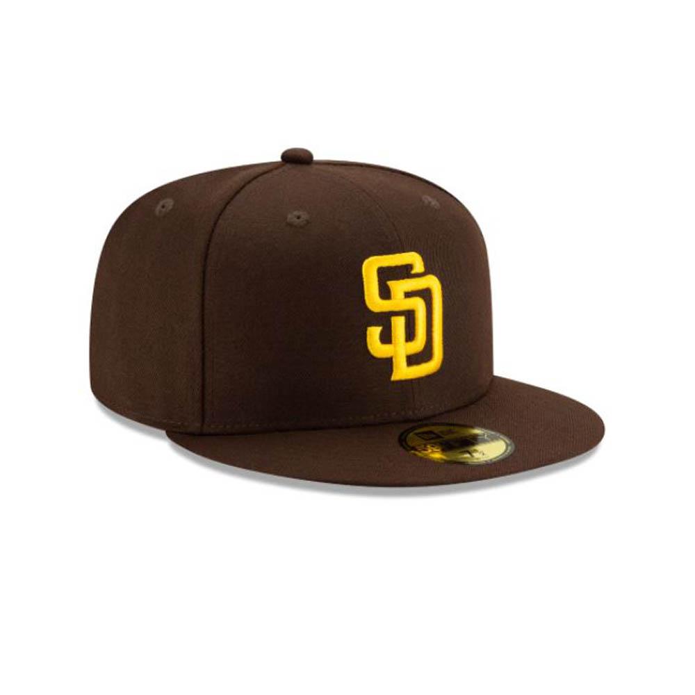 New Era Men San Diego Padres Fitted (Brown)-Nexus Clothing