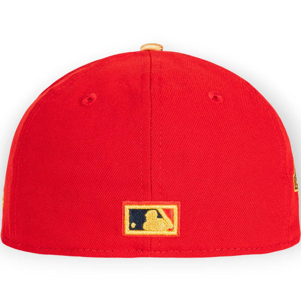 New Era Men St Louis Cardinals Hat (Red Scarlet Gold)