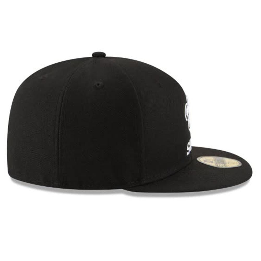 New Era NEW ORLEANS SAINTS BLACK & WHITE 59FIFTY FITTED