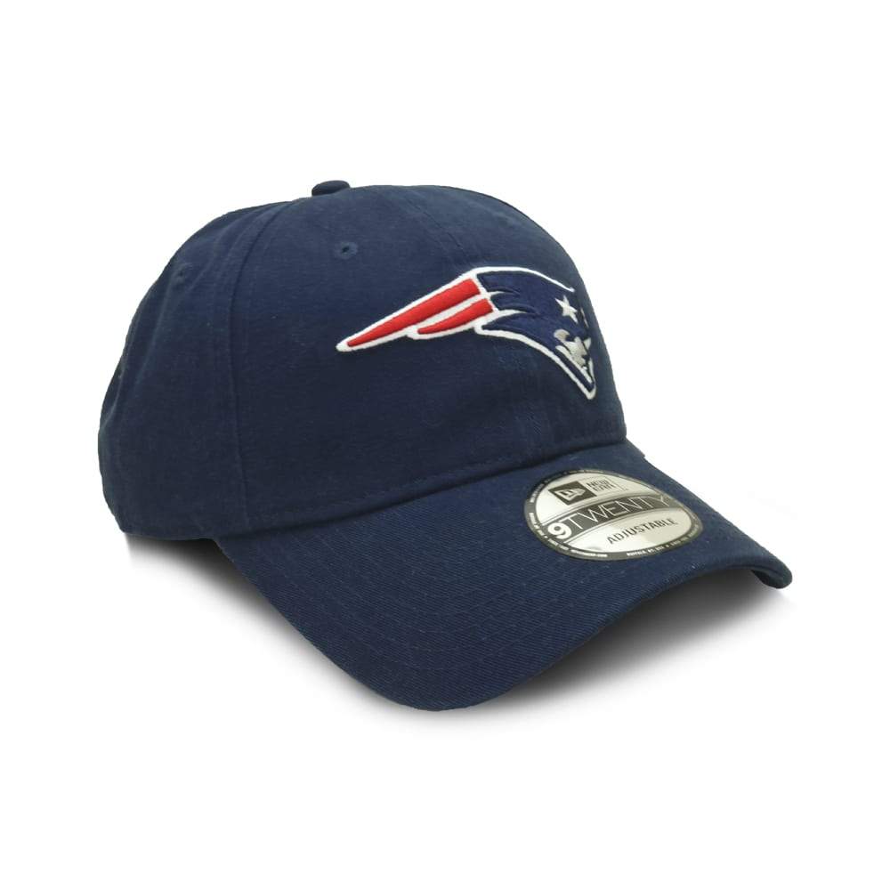 New Era New England Patriots Core Classic 9Twenty Adjustable Dad Hat Navy-Blue-OneSize-Nexus Clothing