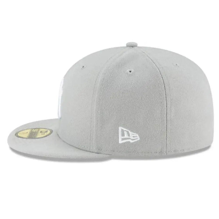 New Era New York Yankees Grey White Basic 59FIFTY Fitted-Nexus Clothing