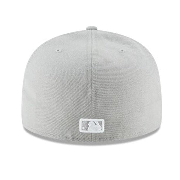 New Era - MLB Grey fitted Cap - New York Yankees Side Patch 59FIFTY Grey/Navy Fitted @ Hatstore