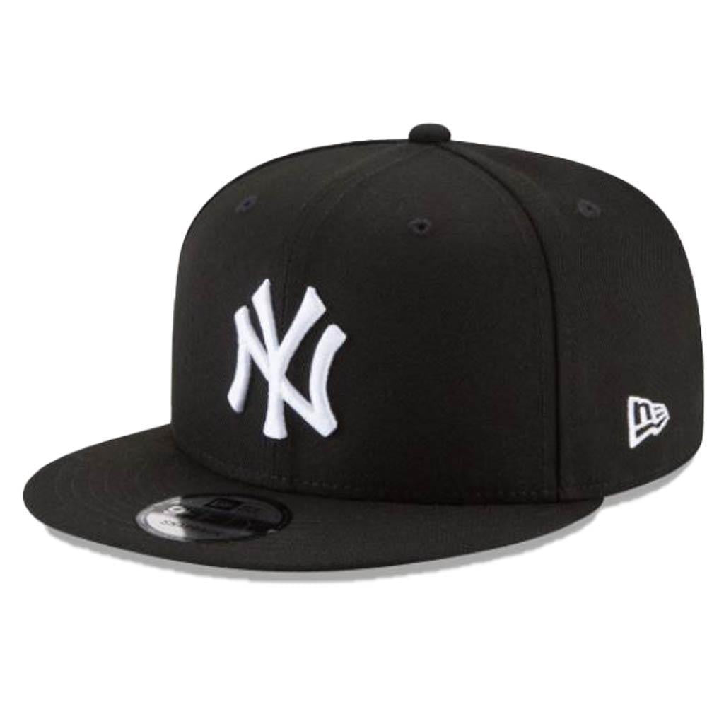New Era New York Yankees MLB Basic 9Fifty Snapback Black-Blck White-OneSize-Nexus Clothing