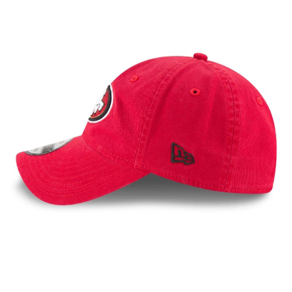 New Era San Francisco 49Ers Core Classic 9Twenty Adjustable Dad Hat-Red-OneSize-Nexus Clothing