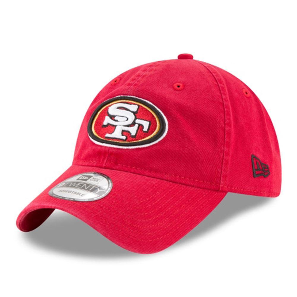 New Era San Francisco 49ers Scarlet Core Classic 9TWENTY Adjustable Hat