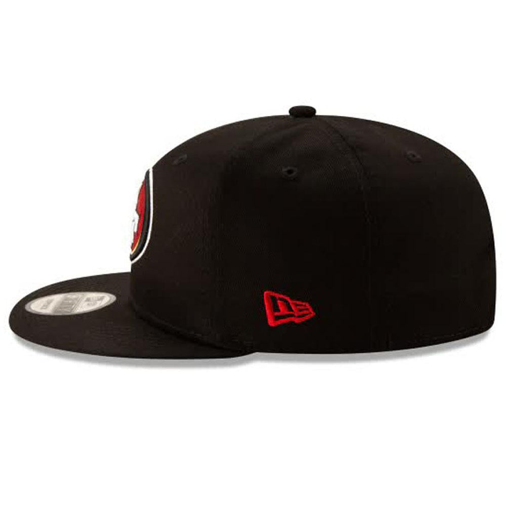 New Era San Francisco 49Ers Nfl Basic 9Fifty Snapback Black-Headwear-New Era-Black-OneSize- Nexus Clothing