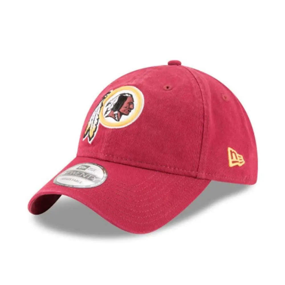 New Era Washington Football Team Core Classic 9TWENTY Adjustable 920 Dad Hat-Red-OneSize-Nexus Clothing