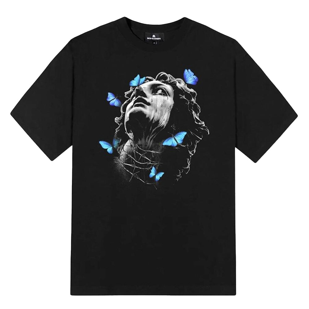 New Manners Men Fly Blue T-shirt (Black)-Black-XX-Large-Nexus Clothing