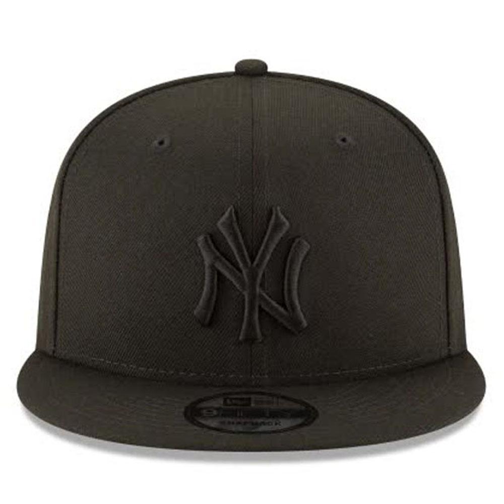 New York Yankees Mlb Basic 9Fifty Snapback ALL Black-Headwear-New Era-Black-OneSize- Nexus Clothing