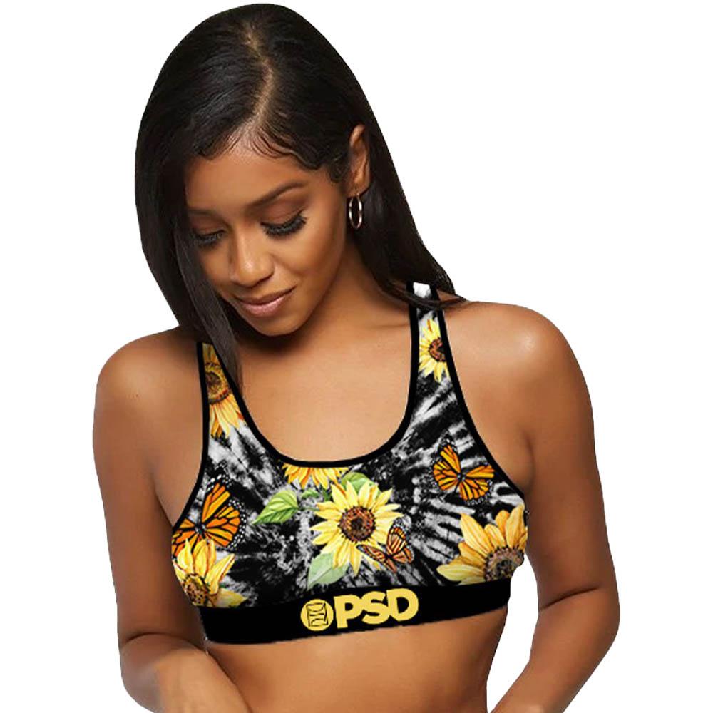 PSD Women TD Sunflower MIX Sports Bra-multi-XX-Large-Nexus Clothing