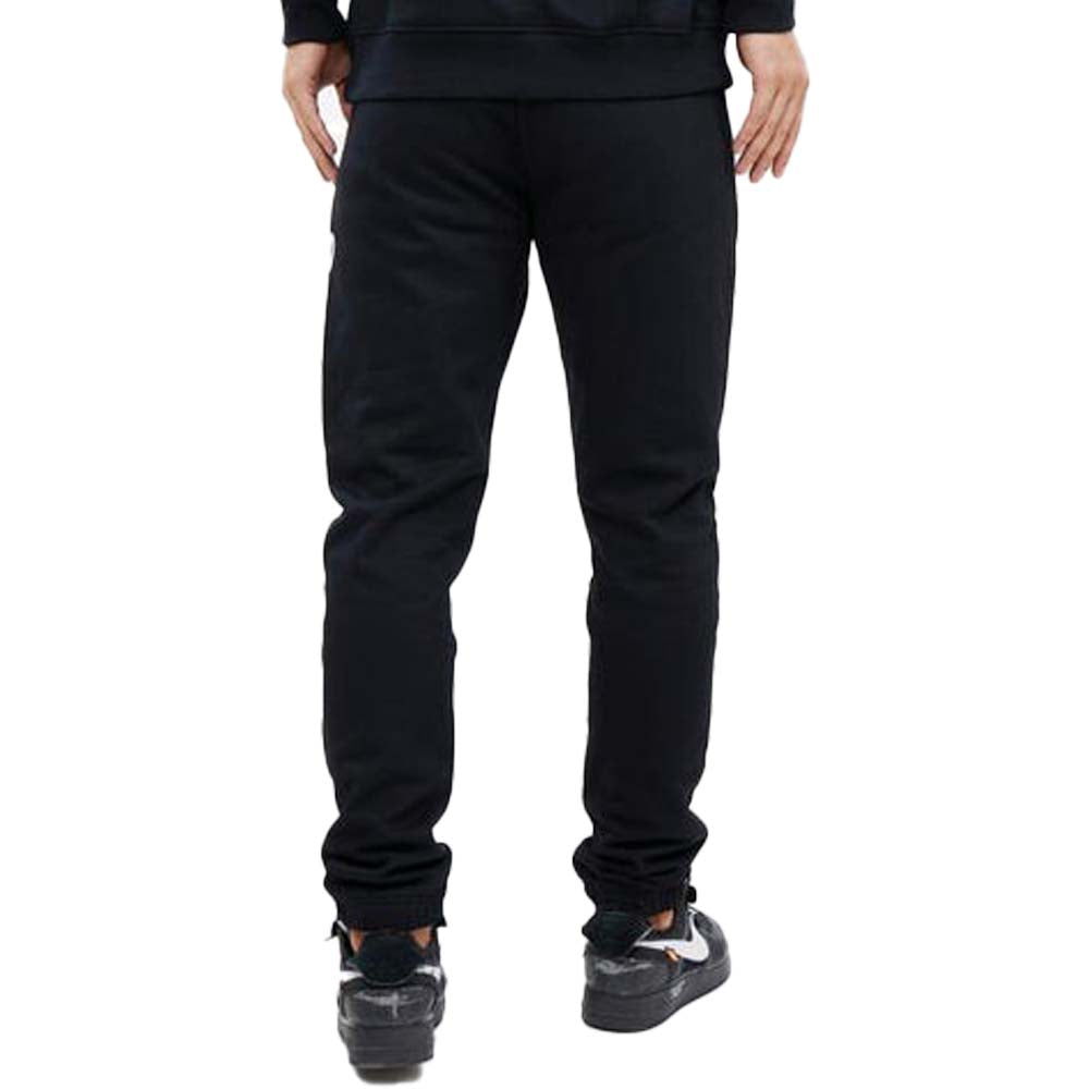 Pro Standard Men Chicago White Sox Stacked Logo Sweatpant (Black)-Nexus Clothing