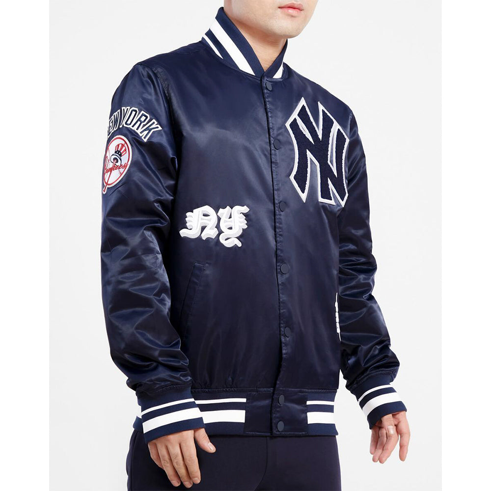Pro Standard Men New York Yankees Jacket (Navy)3
